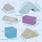 Soozier Soft Play Blocks - Multicoloured - Set of 11-Covers of the soft play set are built to be cleaned with a disinfectant wipe 