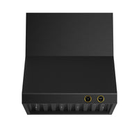 KUCHT KRHG300-GL-C 30" 900 CFM Wall Mounted Range Hood with Digital Controls - Gemstone/Gold-New digital controls allow you to choose the right speed and light
