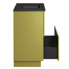 Modway Quantum 36" Bathroom Vanity - Black/Gold-8