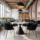Zuo Essen Dining Chair - Black/Bronze-Chair Weight Capacity: Supports up to 350 lb