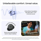 Google Pixel Buds 2a - Wireless Earbuds with Active Noise Cancellation - Hazel-Hearing Wellness - Takes care of your ears - The Pixel Buds app alerts you when you’ve been listening to music too loud so you can adjust the volume, helping protect your ears from damage over time