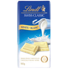 Lindt Swiss Classic Bar - White-Made of sweet and creamy white chocolate that delivers a decadent taste experience.