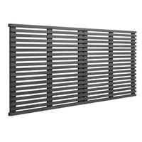 Modway Render Wall Mount King Headboard - Charcoal-Mid-Century King Headboard