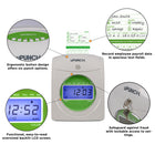 uPunch Non-Calculating Punch Clock With Cards, Keys, Rack & Ribbons-English