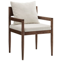 Modway Remington Wood Dining Armchair - Salt-Solid Elm Wood Frame