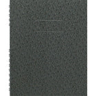 Blueline NotePro Notebook,  9-1/4" x 7-1/4", Black Ostrich-Like, 192 Pages-Offers the durability of a hard cover notebook and the flexibility of a wirebound book
