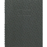Blueline NotePro Notebook,  9-1/4" x 7-1/4", Black Ostrich-Like, 192 Pages-Offers the durability of a hard cover notebook and the flexibility of a wirebound book
