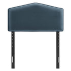 Modway Cosette Performance Velvet Twin Size Headboard - Cadet Blue-Dense Foam Cushioning