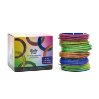 3Doodler FLOW Tri-Colour Filament Refills Box - 1.75mm - 6 Spools-6 mini spools of 1.75mm filament 