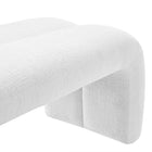 Modway Dax 50.5" Chenille Upholstered Accent Bench - Frost-8
