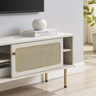 Modway Cambria 47" TV Stand - White-Particleboard Construction