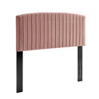 Modway Rebecca Performance Velvet Full/Queen Headboard - Dusty Rose-Glam Deco Headboard