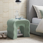 Modway Jorin Squiggle Side Table - Sage-Water-Based Finish