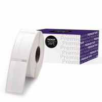 Premium Tape Dymo 30330 Return Address Labels - 3/4" W x 2" L - Black/White - 500 Pack-Color: Black / White