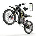 Gyrocopters ZX3 Electric Dirt Bike for Adults - Speed upto 60 kmph - PAS Range upto 161 km - Peak 2800W - 24" - Yellow-Unleash a ferocious 2800W peak motor screaming up to 60 km/h. Built to crush vertical inclines and tear up savage off-road tracks
