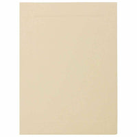 JAM Paper Strathmore Foldover Cards - 80 lb - A6 Size - 4-5/8" x 6-1/4" - Ivory Wove Panel - 25 Pack-Color: Ivory Wove