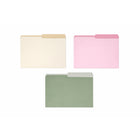 Merangue Matcha & Strawberry Latte File Folder - 3 Pack-Reversible 1/2-cut file folders
