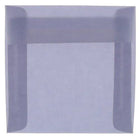 JAM Paper Square Translucent Vellum Invitation Envelopes - 6" x 6" - Wisteria Purple - 25 Pack (PACV514)-Color: Wisteria Purple 