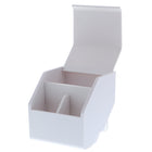 Bostitch Office Konnect Storage Bin with Removable Lid - 2 Modular Dividers - White-Includes a removable lid to hide unsightly clutter