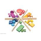 TickiT Wooden Discovery Dividers - Set of 3-Engage with loose parts play: Fill each section of these dividers with loose parts and encourage children to discuss similarities, differences, textures, colors and other characteristics