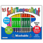 Kwik Stix Solid Tempera Paint Stick - Classic Colours - 96 Pack-Uncap, twist and paint