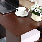 HOMCOM 47.25" Computer Desk with Storage - Walunt-Easy Assembly required