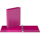Davis Group Easyview Premium Binder - Round Ring - Customizable - 1" - Pink - 6 Pack-1"