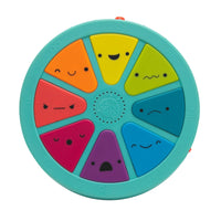 Sassy Baby Moods & Music Light Up Drum-A unique electronic toy with 4 fun functions