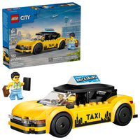 LEGO City Great Vehicles Yellow Taxi-LEGO City taxicab model for kids ages 5+ who love toy vehicles