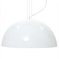 Modway Flow Ceiling Fixture - White-Smoothed aluminum shade