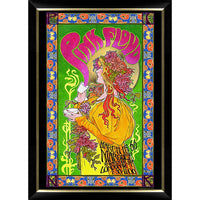 Pink Floyd Masse Poster with Gold Vinyl - Framed Print - 27" x 38"-Premium music memorabilia