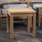 Modway Marina Outdoor Patio Teak Side Table - Natural-Richly textured wood graining