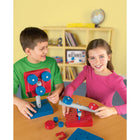 Learning Resources Simple Machines Set -Includes 4 weights (two 5 g and two 10 g) and 8 rubber bands so students can modify machines to explore effort, force, load, motion and distance and activity guide with definitions of physical science terms