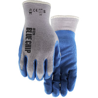 Watson Gloves 320 Blue Chip Work Gloves - Large - Blue/Grey-General purpose, poly/cotton