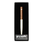 Gry Mattr Cream Wood and Metal Ballpoint Pen - 0.7mm - Black Ink-Ballpoint pen
