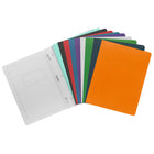 Merangue Report Cover - Assorted Colours - 50 Pack-Colour tinted one side only report cover