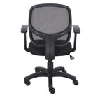 Brassex Kelvis Office Chair - Black-320 mm powder coated base