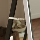 HOMCOM Full Length Mirror Standing Leaning Wall - 21" W x 64" H - Grey-Multiple installation options: stand, lean, or wall mount 