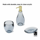 Umbra Droplet Soap Pump - 280ml - Blue-Dimensions: 3.25" W x 3.25" D x 8" H