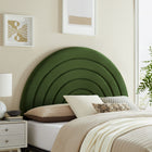 Modway Solana Arched Performance Velvet Queen Headboard - Moss Green-Arch-Shaped Headboard