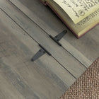 HOMCOM Coffee Table with Flip Top Hidden Storage - Distressed Grey-Made of solid particleboard and pinewood legs for daily use