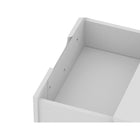 Manhattan Comfort Rockefeller 20.08" Mid-Century Modern 2-Drawer Nightstand 2-Piece Set - White-17.62" L x 20.08" W x 21.65" H