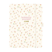 Graphique 2024-2025 Academic Kind Mushroom Weekly/Monthly Desk Planner - 6" x 8"-18 Months