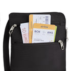 Travelon Anti-Theft Classic Slim Double Zip Crossbody - 9" W x 10.25" H x 1" D - Black-16