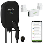 Emporia Classic Level 2 40A NEMA Plug J1772 EV Charger and Vue 3 2-Phase Load Management Bundle - Black-Designed for indoor and outdoor installation with a rugged watertight nema type 4 enclosure to protect against environmental conditions, may qualify for local rebates depending on your area
