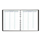 Blueline 2027 MiracleBind 16-Month Monthly Planner with Twin-Wire Binding - 10-3/4" x 8-1/8" - Black - Bilingual-Self-adhesive laminated tabs