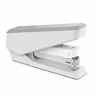 Fellowes LX850 Full Strip EasyPress Antimicrobial Stapler - White-Microban antimicrobial technology helps prevent bacteria and works 24/7 for an added level of product protection
