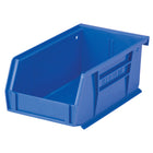 Kleton Stack & Hang Bin - 4-1/8" W x 3" H x 7-3/8" D - Blue-Designed to hang from bin racks, panels, rails and carts
