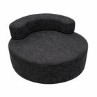 Exform Aubrey Single Seat Sofa - Black-Ideal For: Homes, apartments, condos, hotels, offices, stores, commercial centers