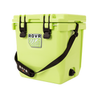 RovR CoolR 25 Quart Hard Cooler with Shoulder Strap - Matcha-Adjustable padded shoulder strap makes carrying a breeze